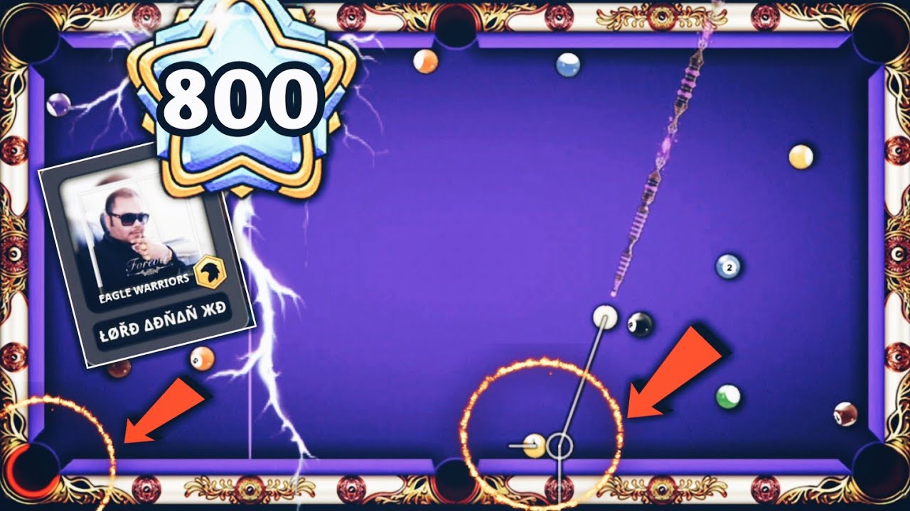 Level 800 He Miss This simple shot - Faizan Bacha / 8 Ball Pool / miniclip