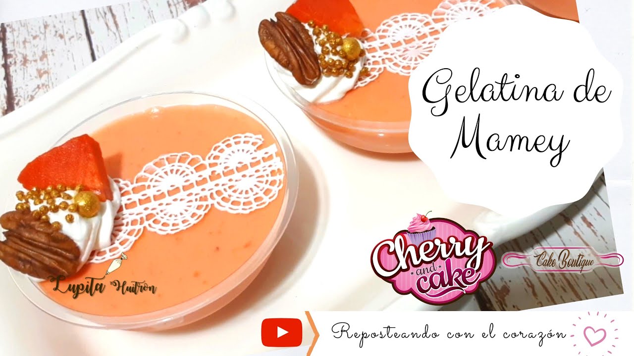 Gelatina de Mamey