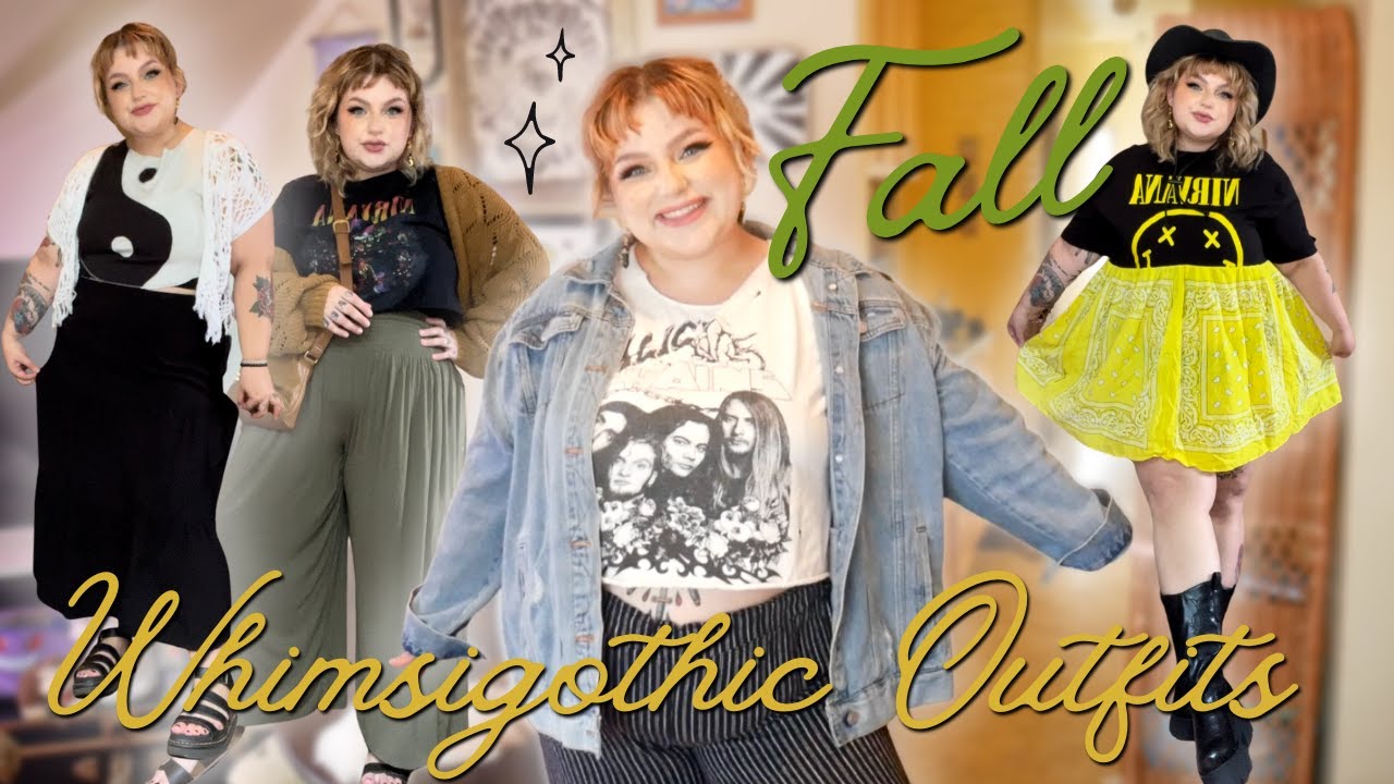 Fall Whimsigothic Outfit Idea | Witchy Autumn Edgy Alternative Clothing