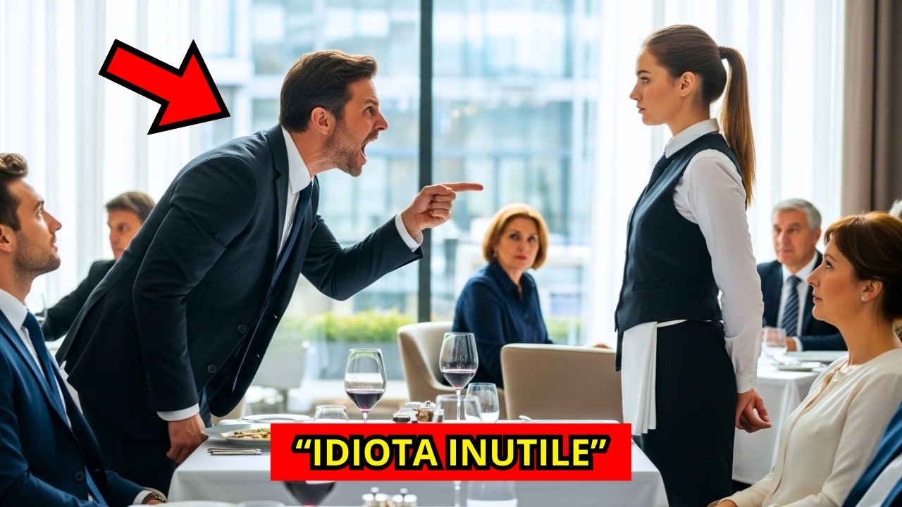 IL MILIONARIO HA URLATO CONTRO LA CAMERIERA... MA LEI RISPONDE QUALCOSA CHE GELA L’INTERO RISTORANTE