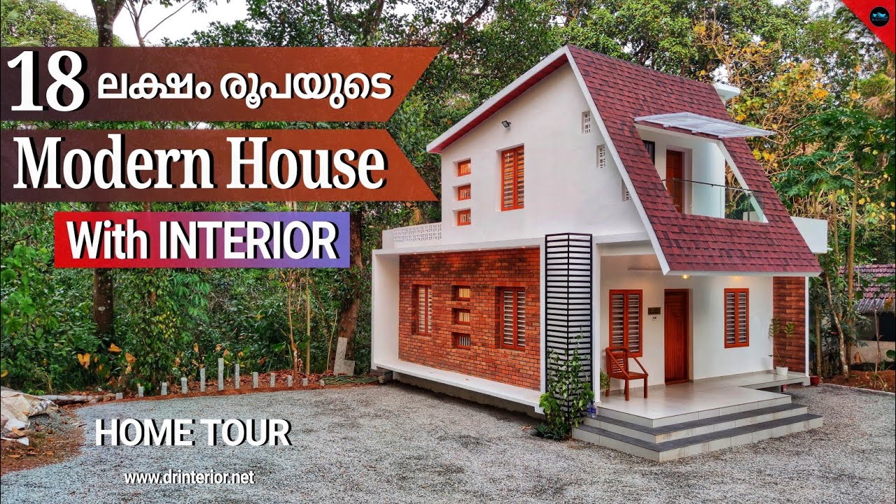 18 Lakhs Modern home|Minimal House|Low budget home with Interior|Home tour malayalam|Dr. Interior