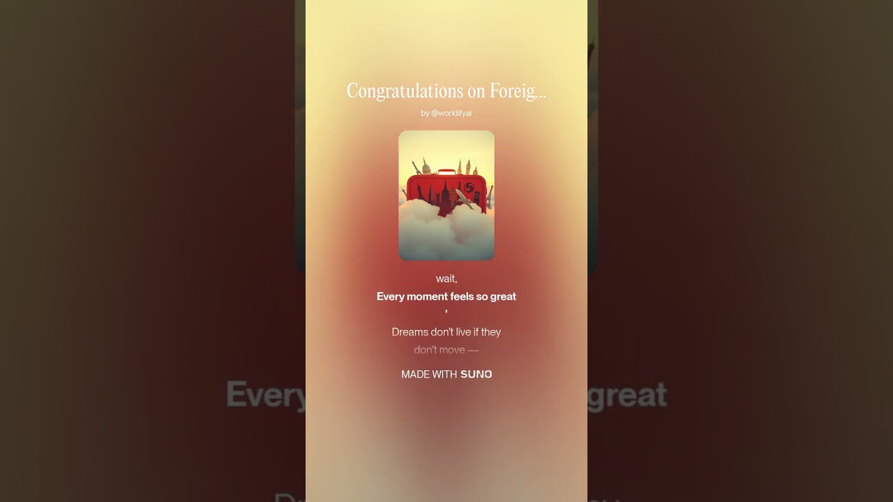 Passport Ready! The AI Foreign Trip Anthem by Suno.ai | Worldify.ai