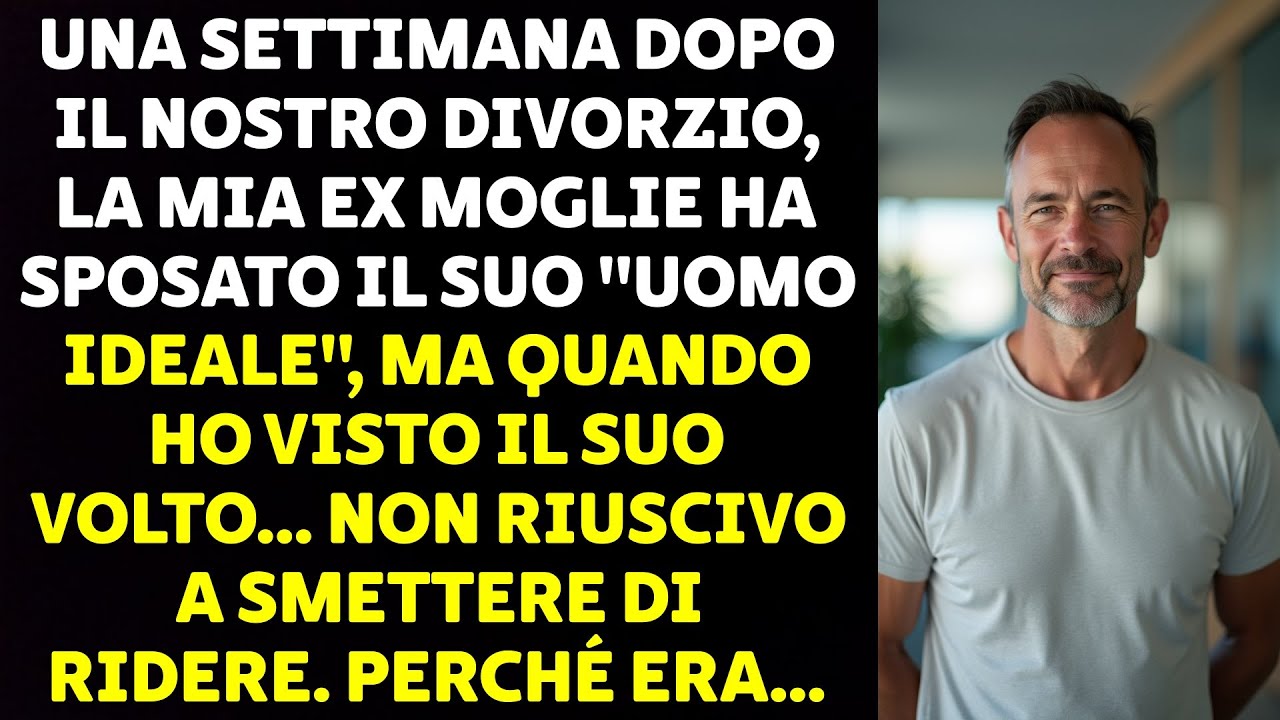 UNA SETTIMANA DOPO IL NOSTRO DIVORZIO, LA MIA EX MOGLIE HA SPOSATO IL SUO 