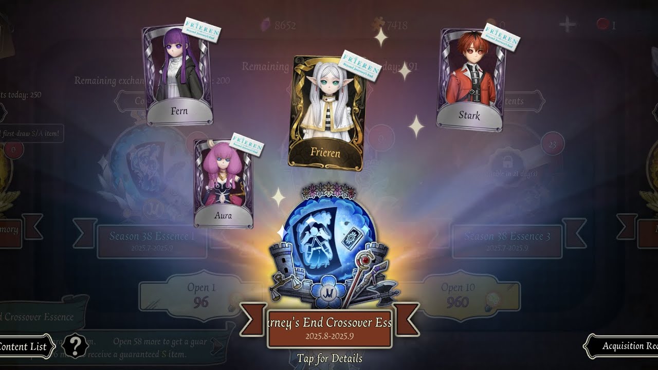 IDV X Frieren: Beyond Journey's End Essence Opening 