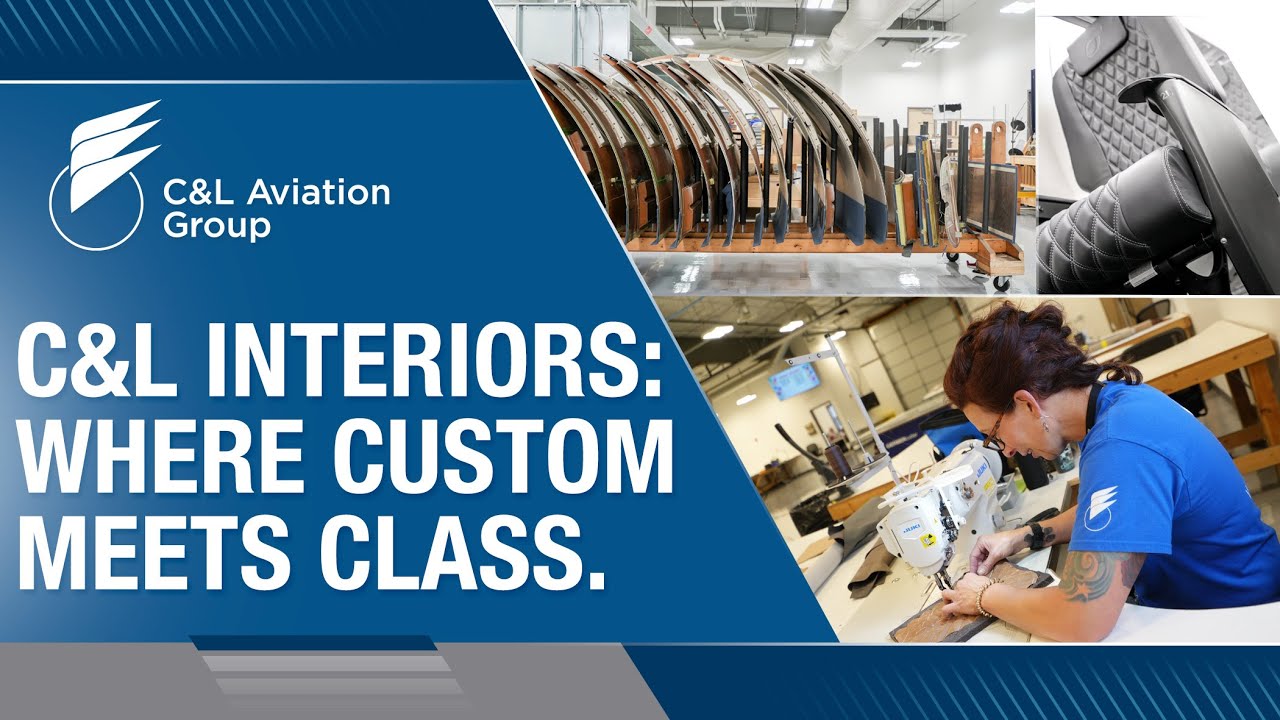 Aircraft Interior Refurbishment Shop at C&L Aviation Group