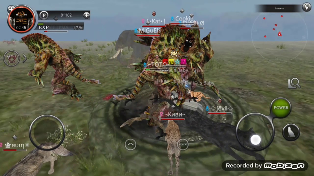 PENGUIN HACKER IN SAVANNA WILD ANIMALS ONLINE.  REMAKE by тσтσ. (original audio). no music.