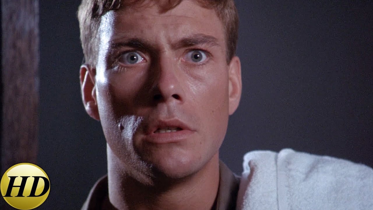 Тонг По отбивает штукатурку. Кикбоксер 1989.