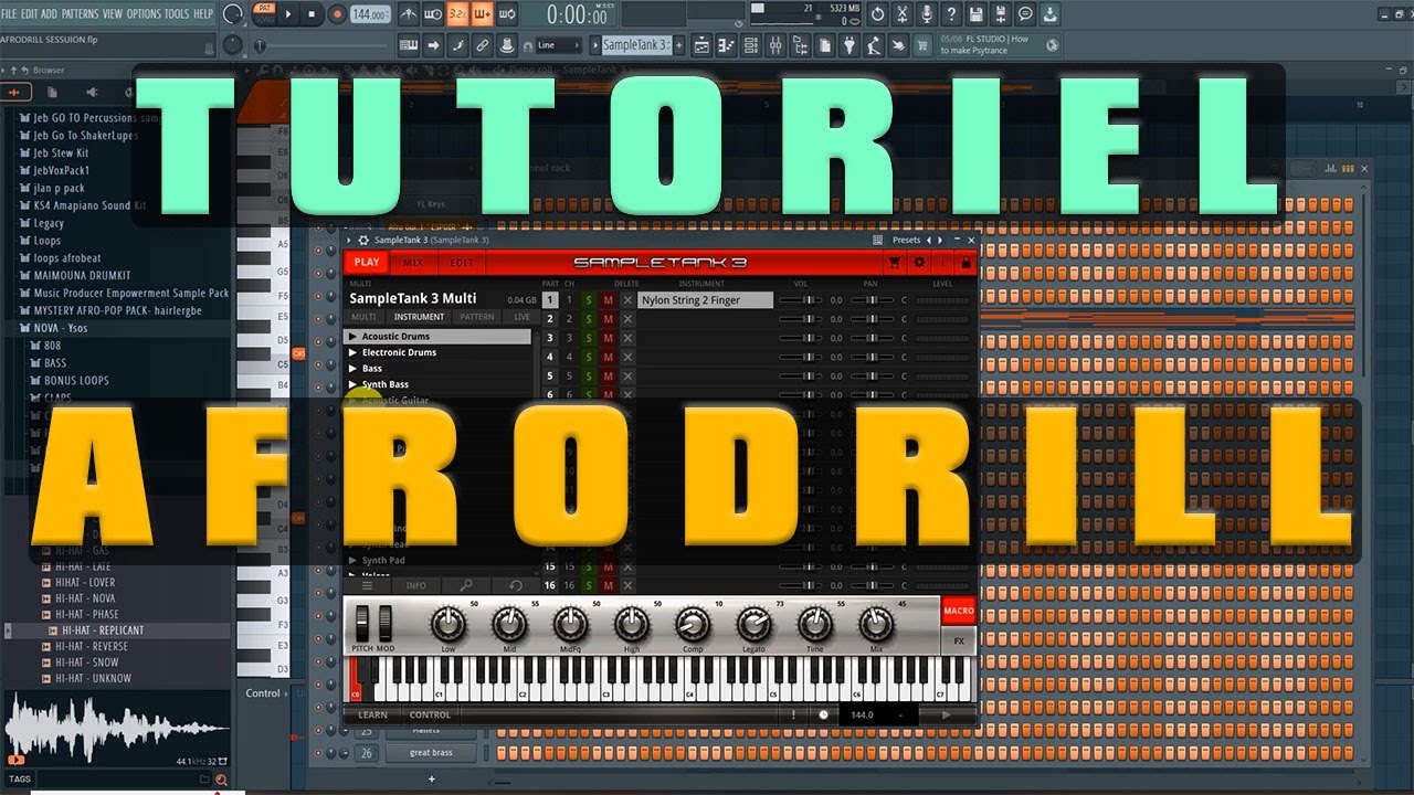 TUTORIEL AFRODRILL SUR FL STUDIO 21