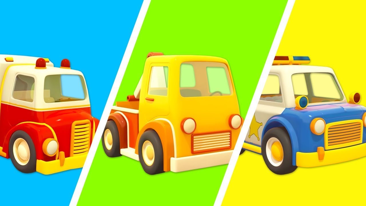 Kartun Mobil Penolong | Mobil & Truk | Lagu untuk anak