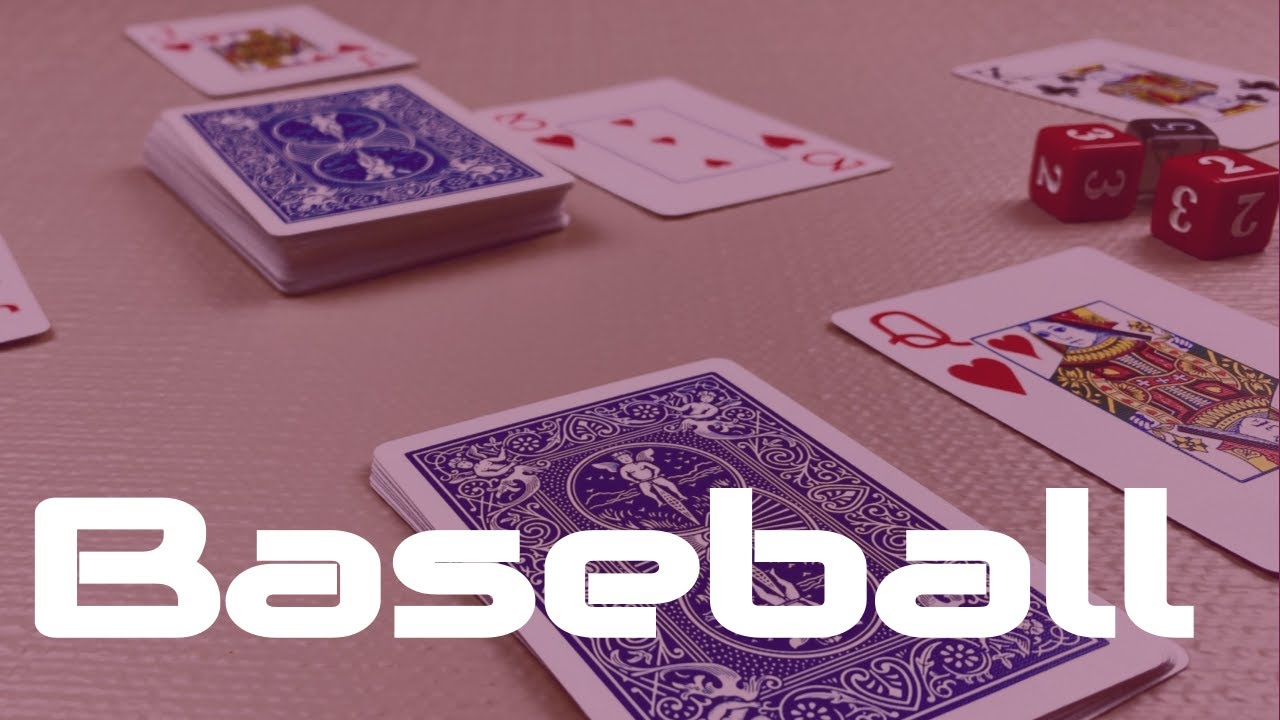 Baseball - a two player pitch and hit card game