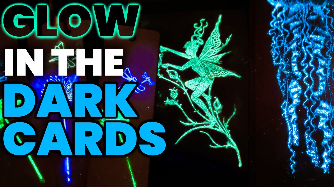 Card making technique - How to make Glow in the Dark Cards