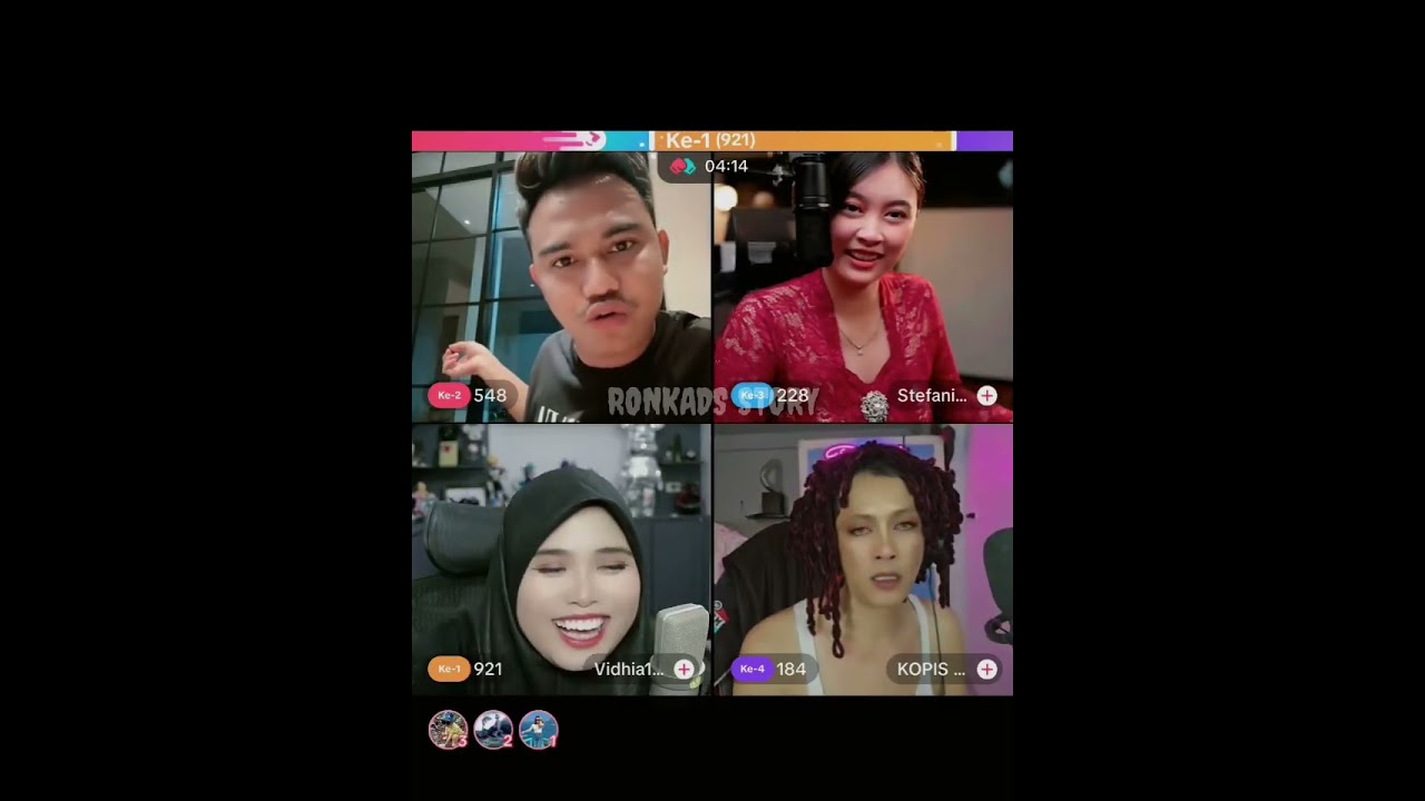 LIVE SERU RONI BARENG VIDHIA, STEFANI, & KOPIS 🤣🤣