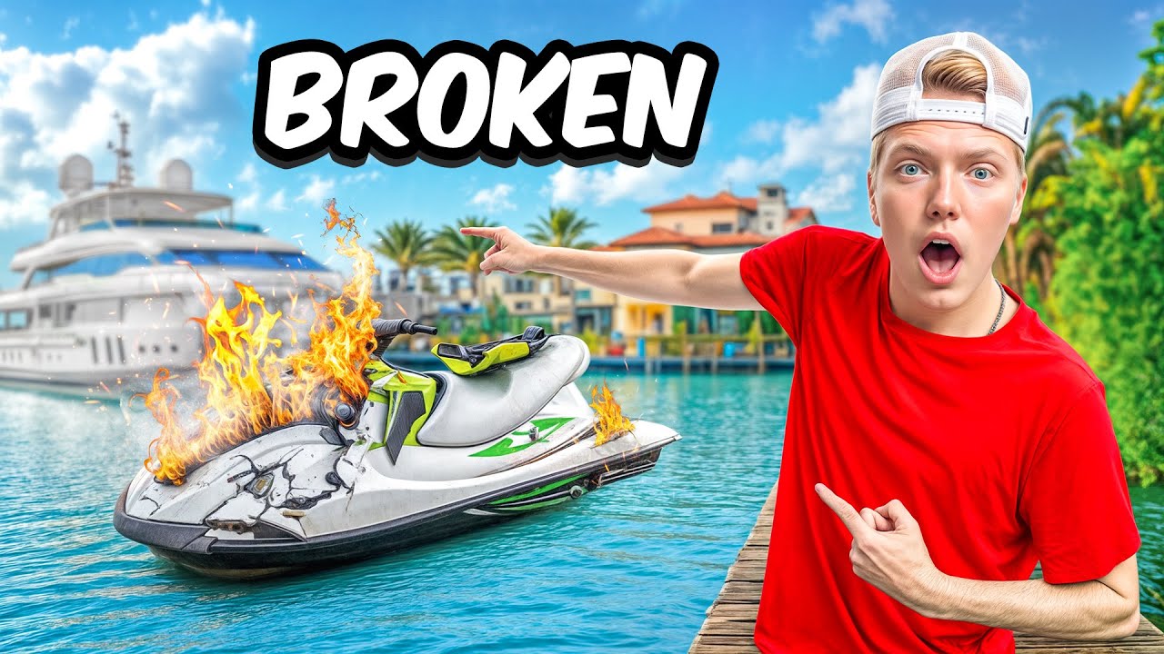 My YOUNGER BROTHER RUINED Our BRAND NEW SEADOO (not good)