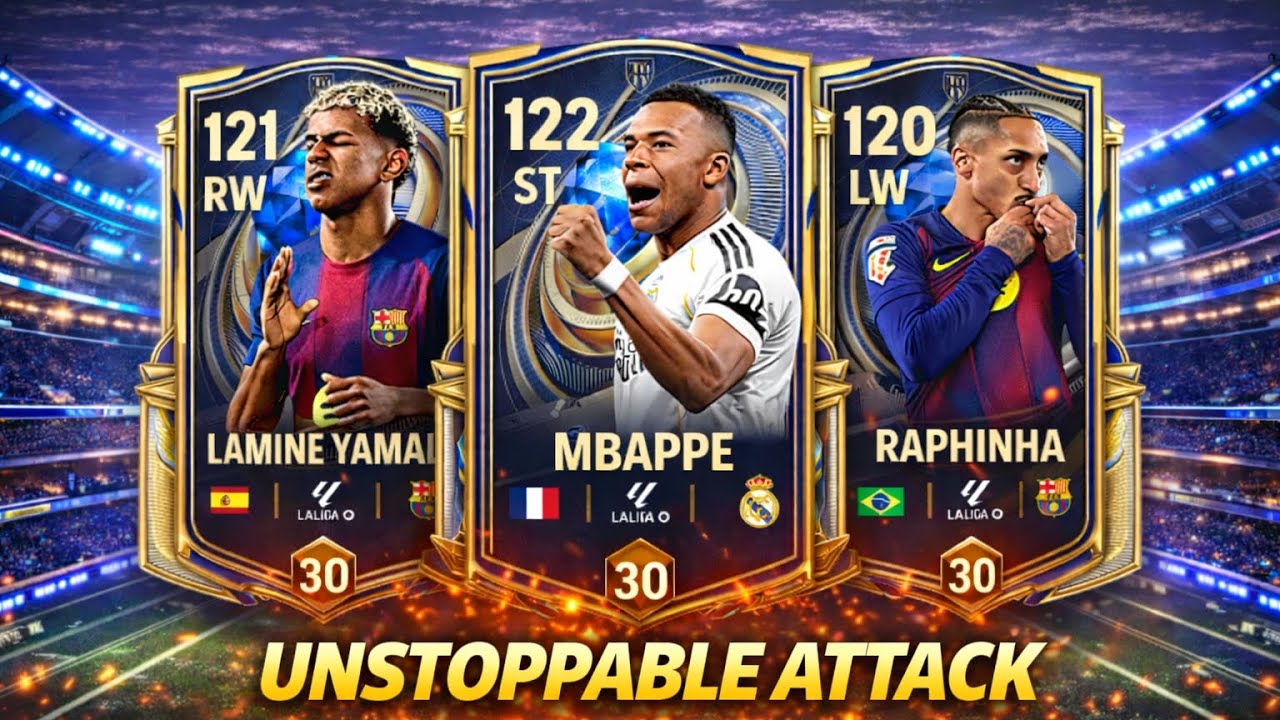 This Attack is BROKEN💀 | Mbappé + Yamal + Raphinha (FC Mobile)