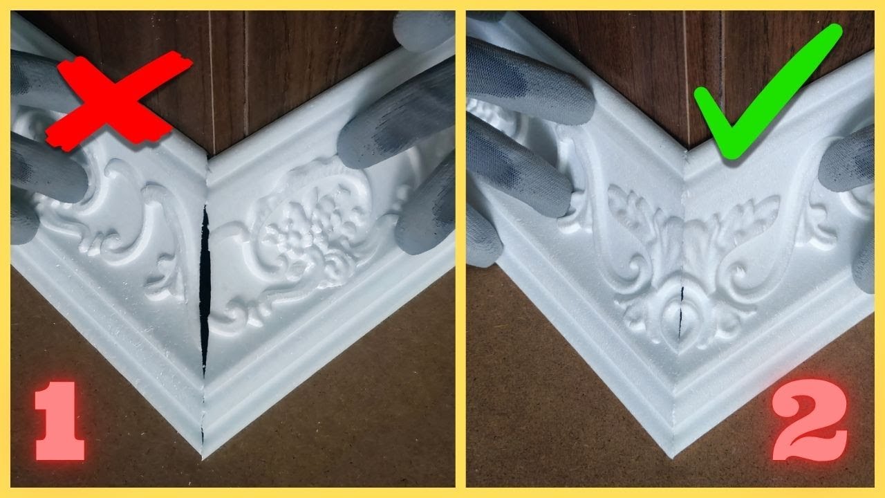 How to Cut Ceiling Molding So the Pattern Matches Perfectly