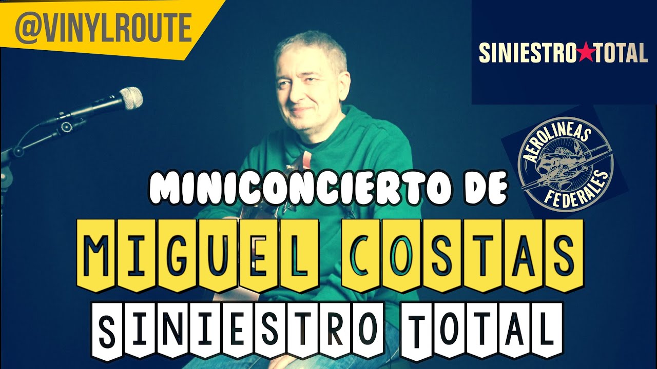 Miniconcierto de MIGUEL COSTAS (SINIESTRO TOTAL, AEROLINEAS FEDERALES  Y LOS FELIZ)