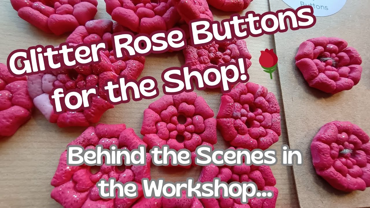 Workshop Diaries 6 - More Buttons for the shop #handmadebuttons #packingorder