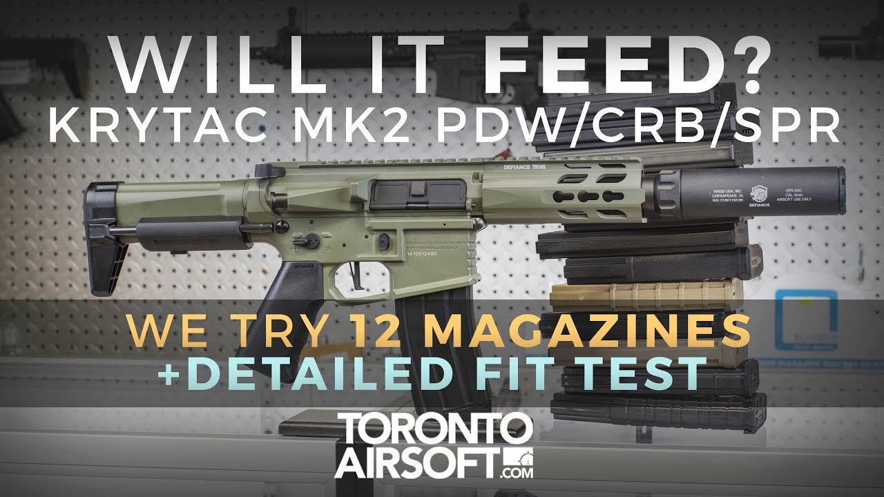 Will it feed? Krytac MK2 Series PDW CRB SPR - TorontoAirsoft.com