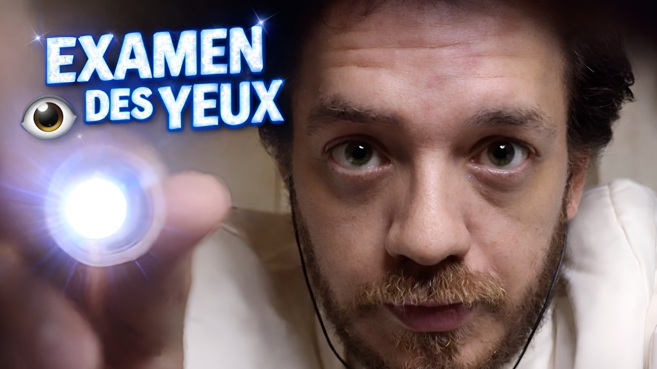 ASMR OPHTALMOLOGUE 👨‍⚕️ : TU N’ARRIVERAS PAS À RESTER ÉVEILLÉ PENDANT CET EXAMEN DES YEUX 🔎 👁️