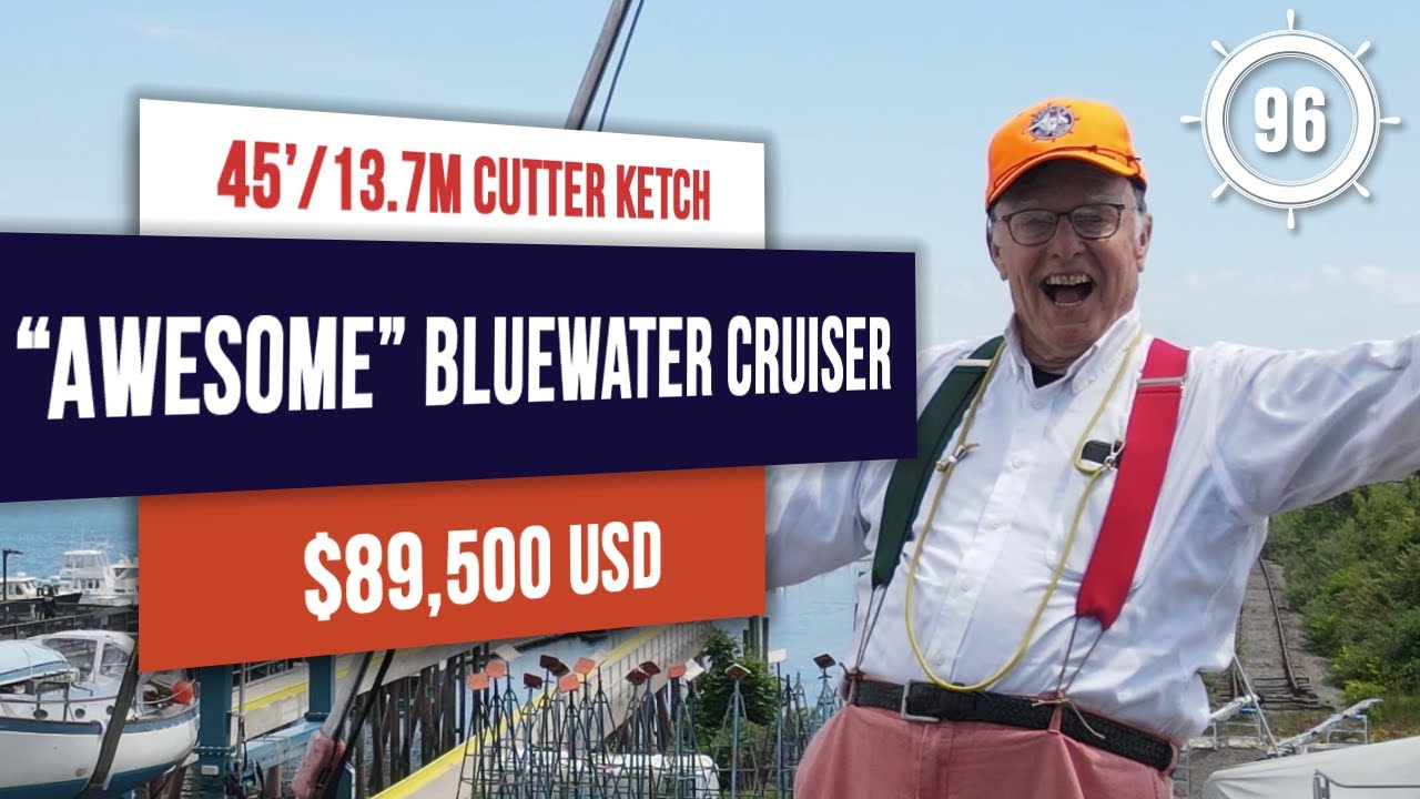 89 500 долларов за круизный лайнер! Продаётся парусная яхта Bluewater Cruiser FUJI 45 - EP96 #sai...