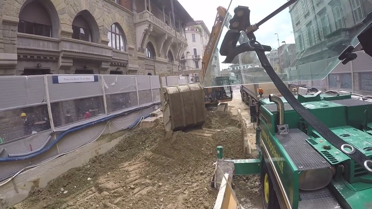 M4-Sant'Ambrogio - scavo in top-down
