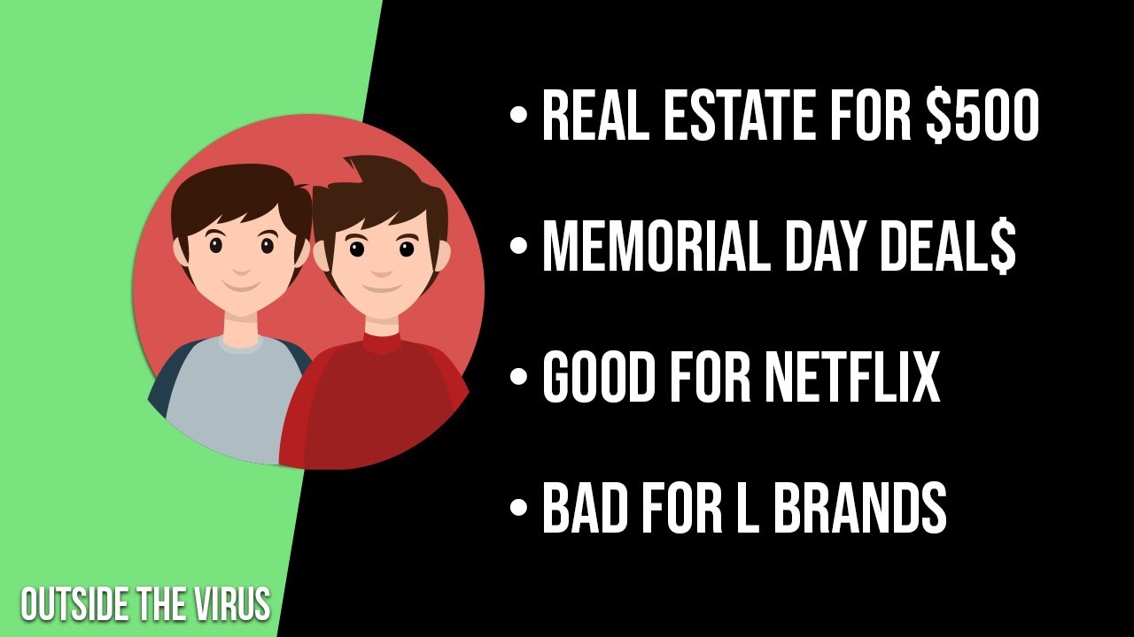 Investing in real estate with no dough + best memorial day deals and specials
