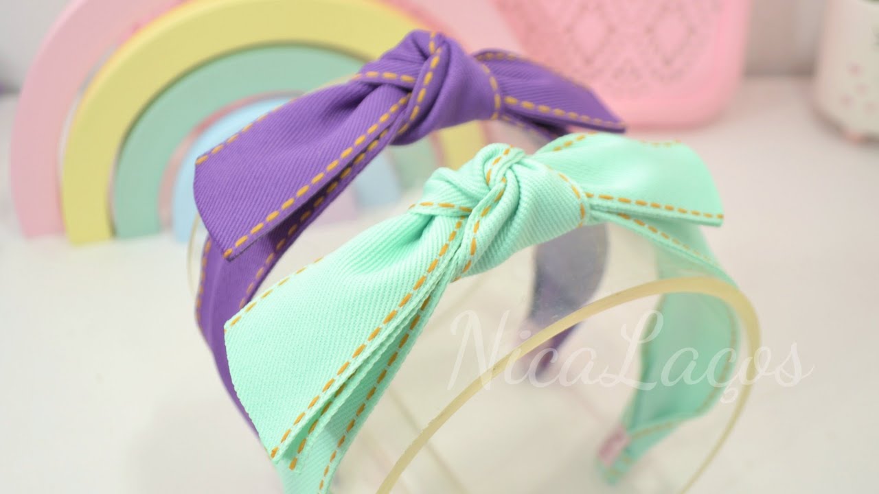 🎀 Tiara Turbante. Sem costura. Fácil e rápida pra ser feita - DIY - PAP