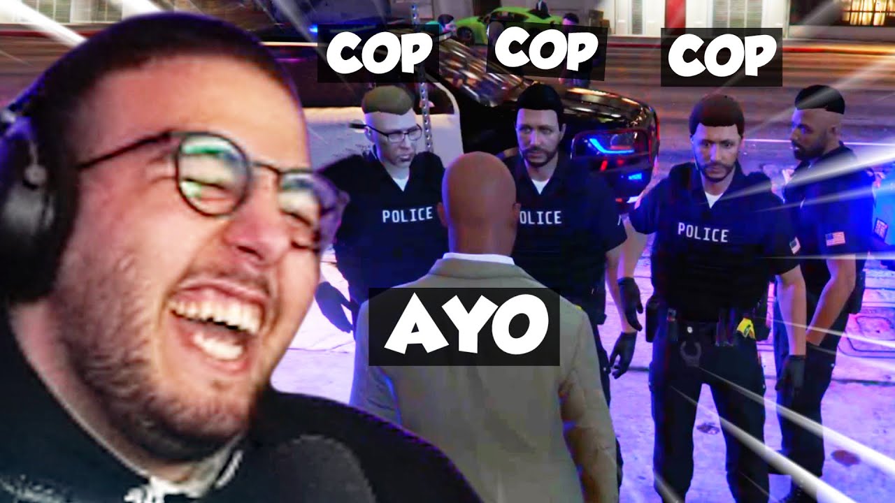 AYO nimmt die KOMPLETTE POLIZEI auseinander in GTA RP 😂💀
