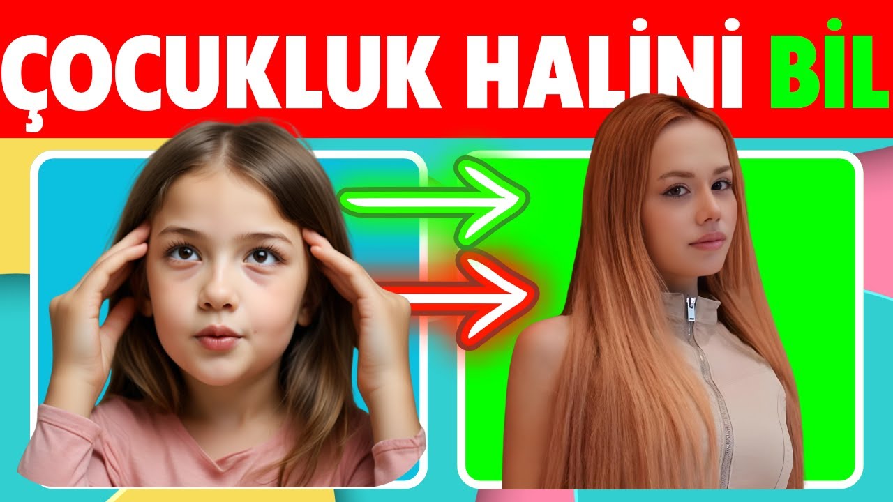 Ünlü Youtuberları Çocuk Hallerinden Tanı❤ Bil Bakalım Kim❓✔