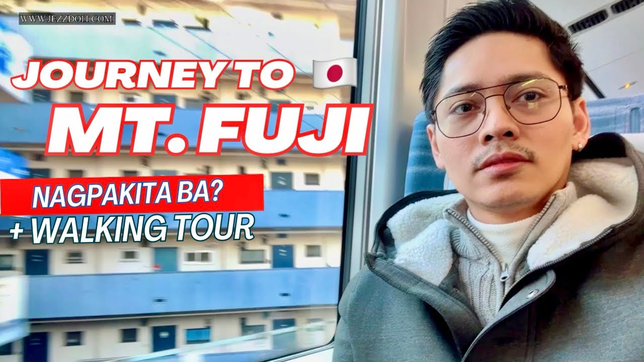 Day Trip to MT. FUJI from Tokyo via Train + Walking Tour | Chureito Pagoda 🇯🇵