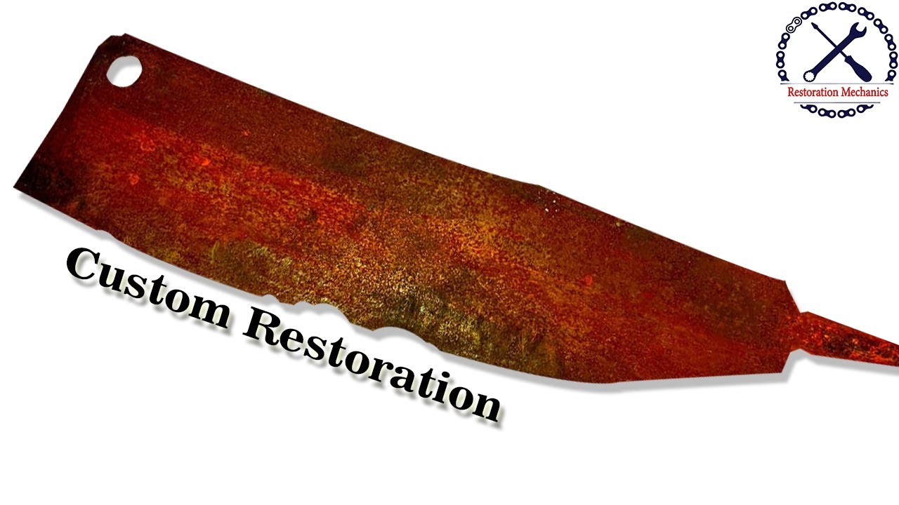 Old Rusty Knife Restoration - Turn Into High-End Japanese Chef's Knife