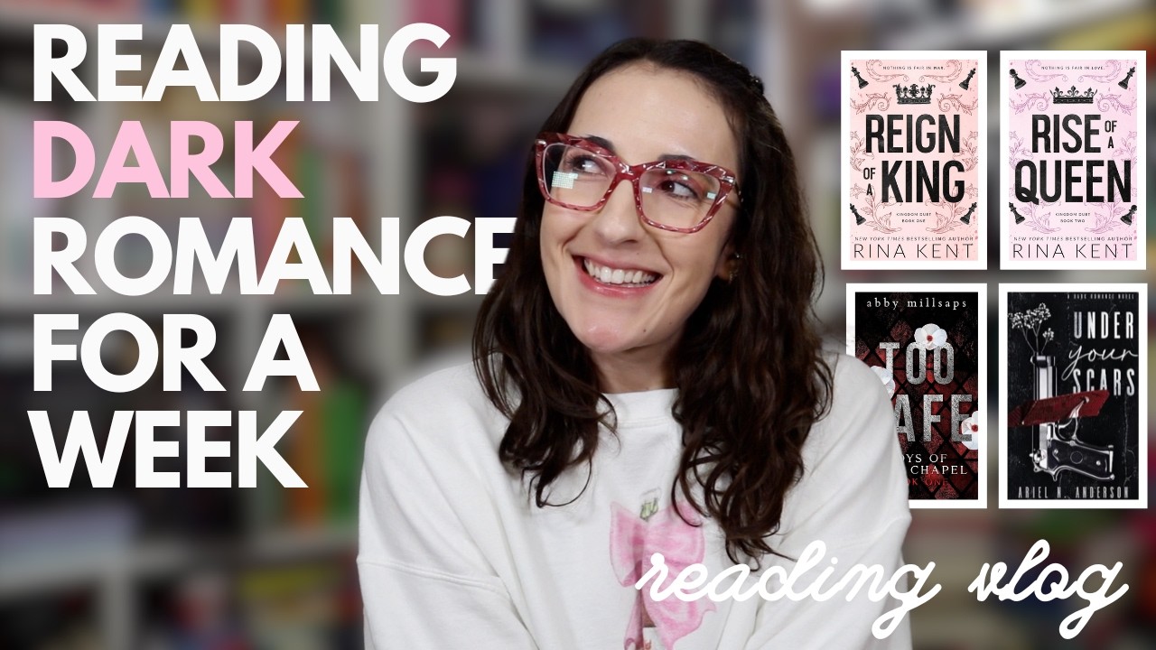 reading only dark romances for a week 🖤💀📖 reading vlog