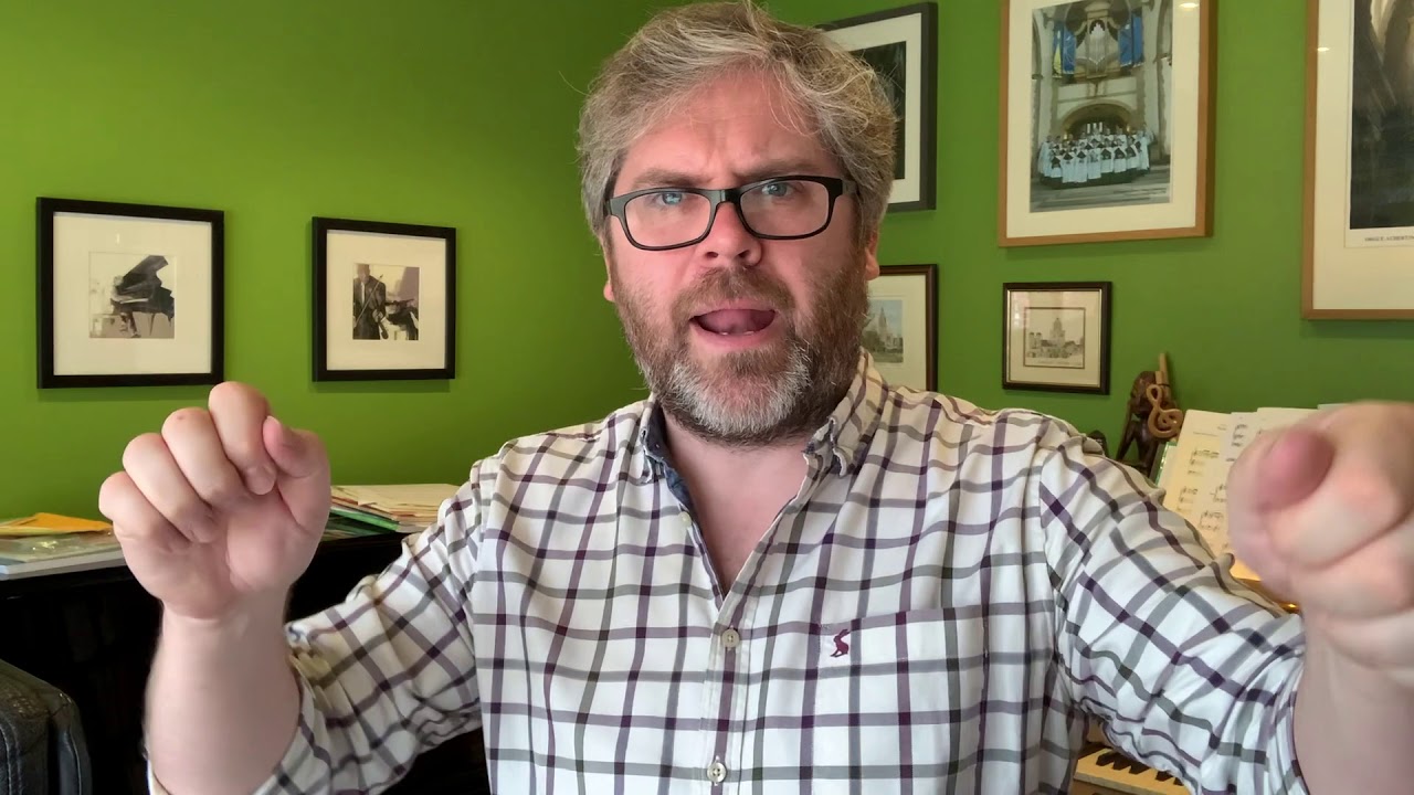 Schubert's Holy Holy Holy virtual choir backing track