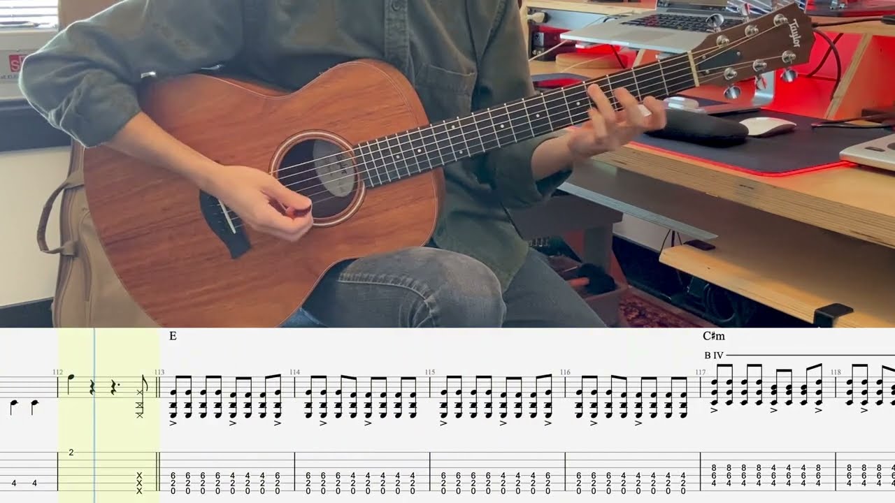 Bigger Than Me - Louis Tomlinson (Acoustic Guitar Arrangement w/ Tabs)