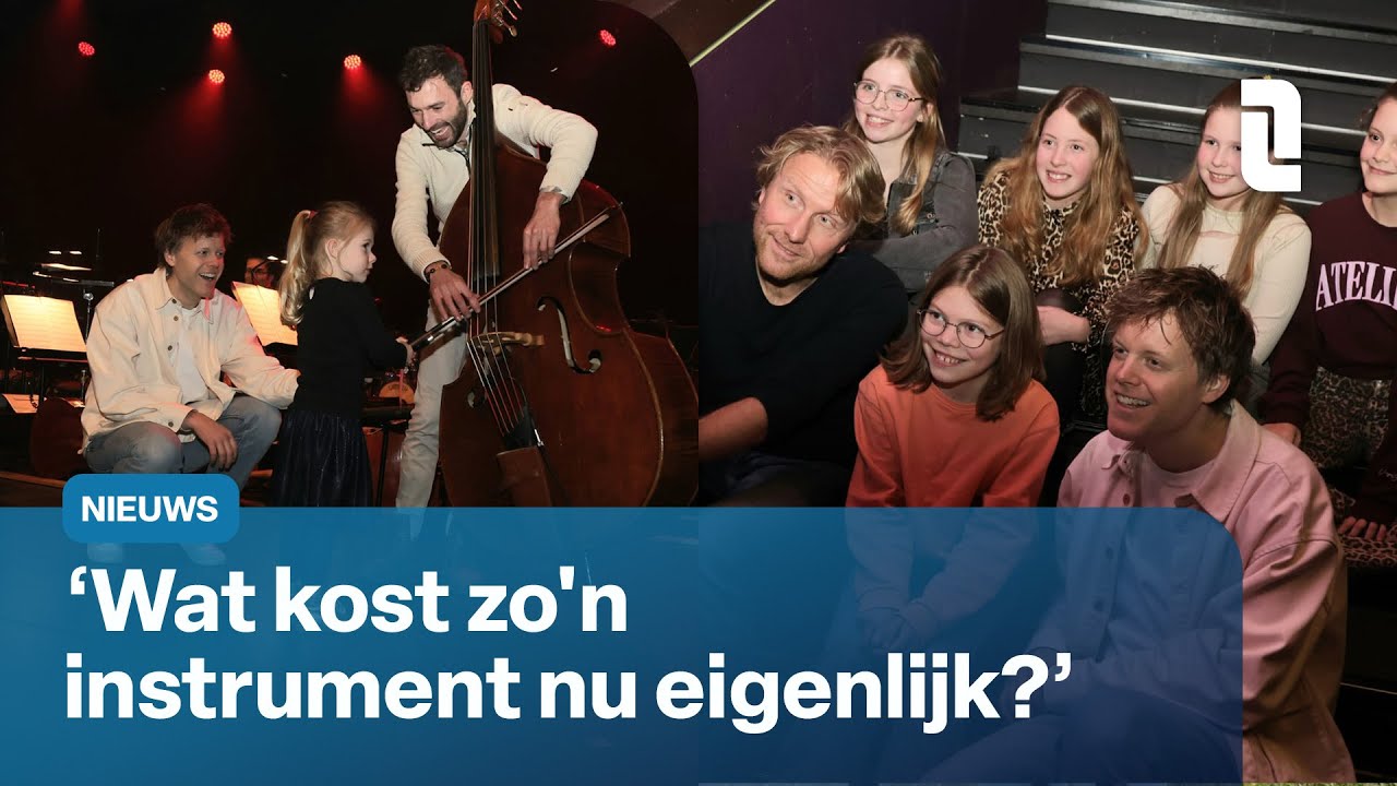 Lex Uiting en Frans Pollux stellen kinderen voor aan Metropole Orkest | L1 Nieuws