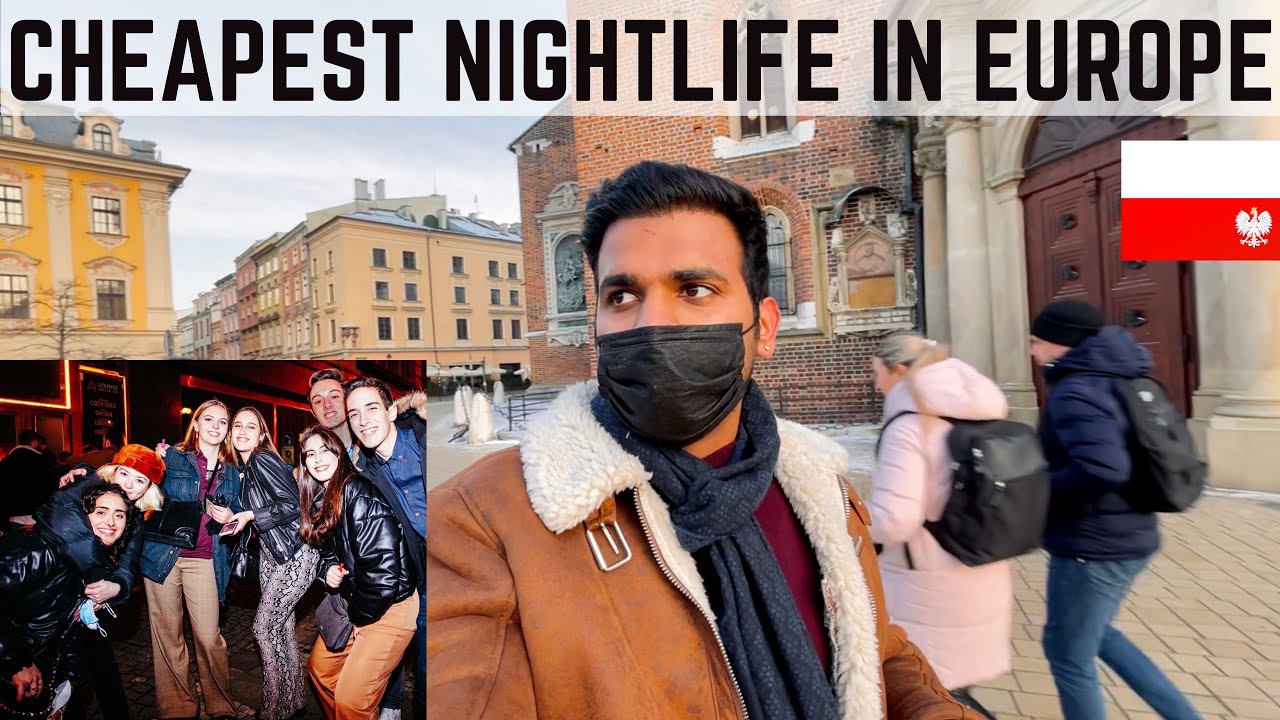 EXPLORING THE CHEAPEST PARTY CITY OF EUROPE! KRAKOW, POLAND 🇵🇱