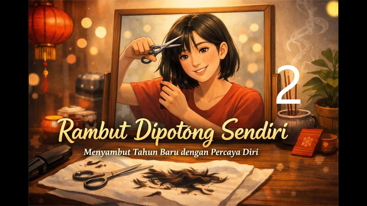 Rambut Dipotong Sendiri 2