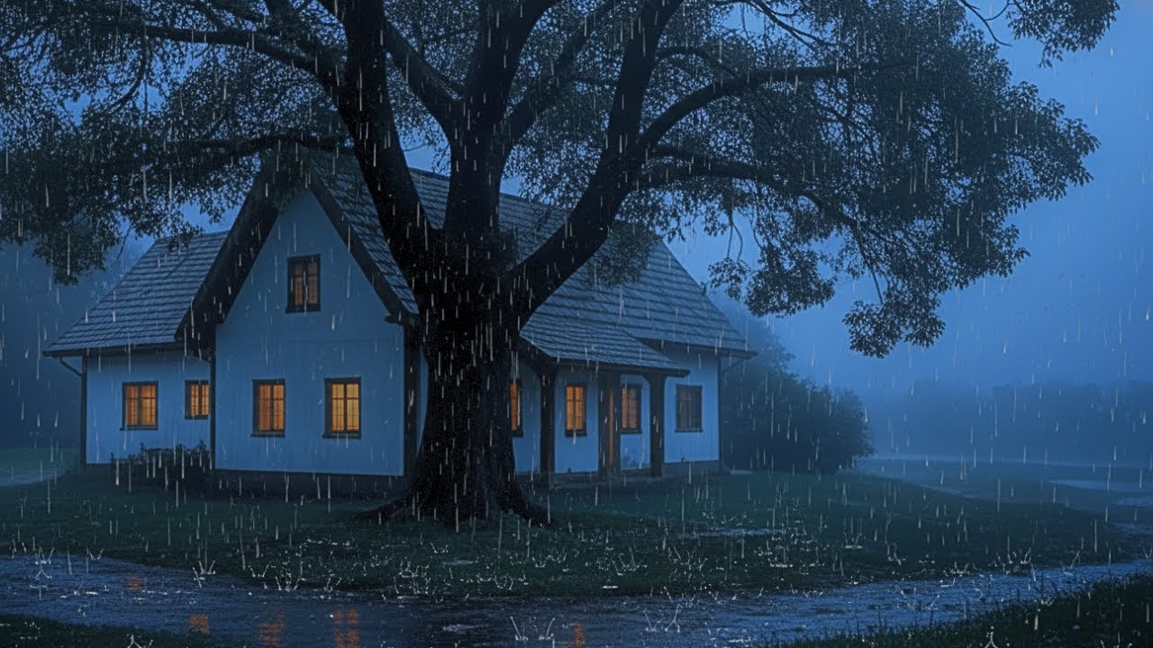 Rain sounds for sleeping - Natural rain and dripping sounds for deep sleep, meditation, study dormir