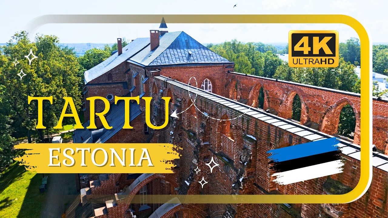 Avrupa Kültür Başkenti TARTU | Estonya'nın İkinci Büyük Şehri ! - [4K]