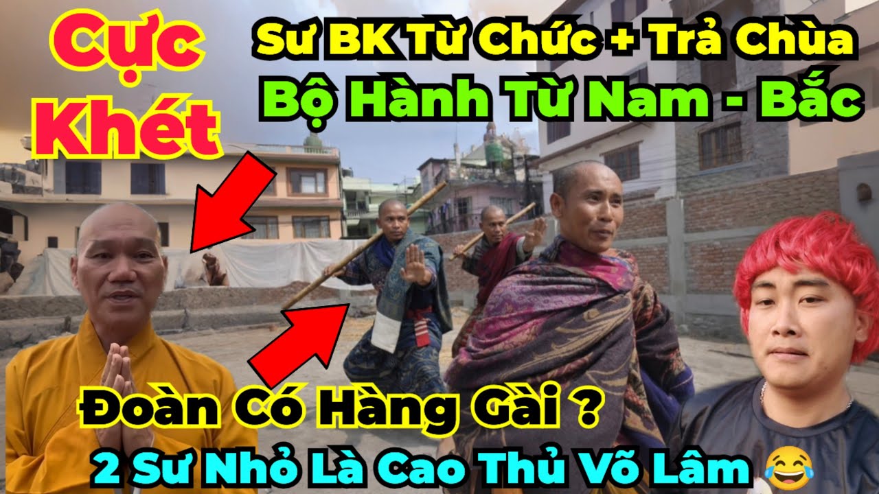 Cực Nóng : Trong đoàn có võ sư bảo vệ SMT... BK trả chùa từ chức đi bộ bắc nam. toàn cảnh sáng nay
