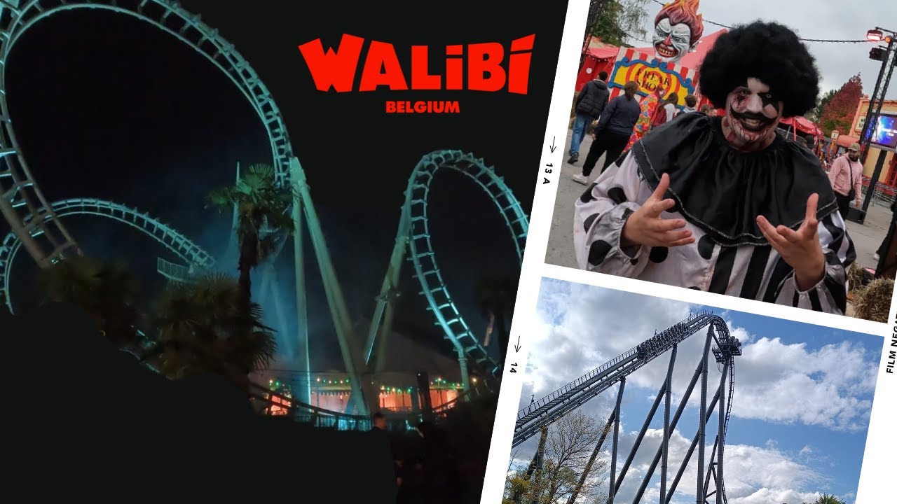 🎢 🎃 Nocturne HALLOWEEN à WALIBI BELGIUM : découverte + spoiler mazes - vlog 23
