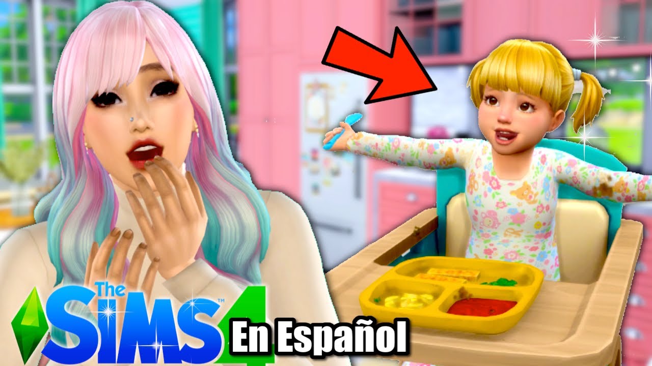 Rutina de Mama con Bebe Goldie en Sims 4 -  Titi Plus Español