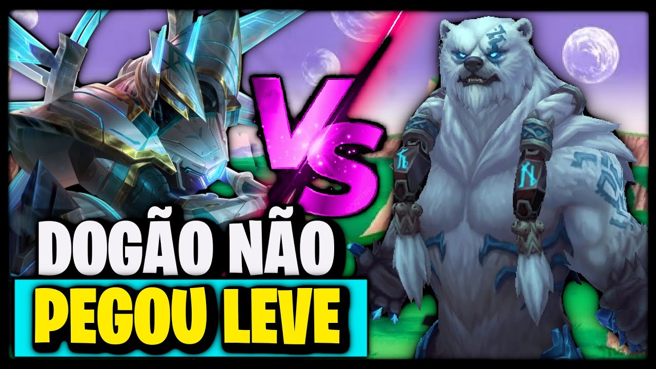 O DOGÃO NÃO DEIXA O URSO JOGAR, NASUS VS VOLIBEAR | League of Legends |