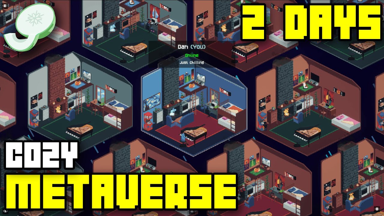 Making a Cozy Metaverse Game in 2 Days | CottageVille Devlog