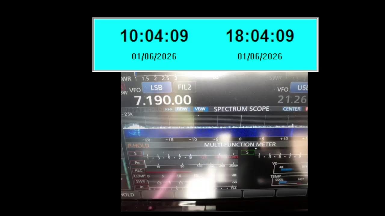 40 Meters Ham Radio Amateur Radio DM14 Southern California