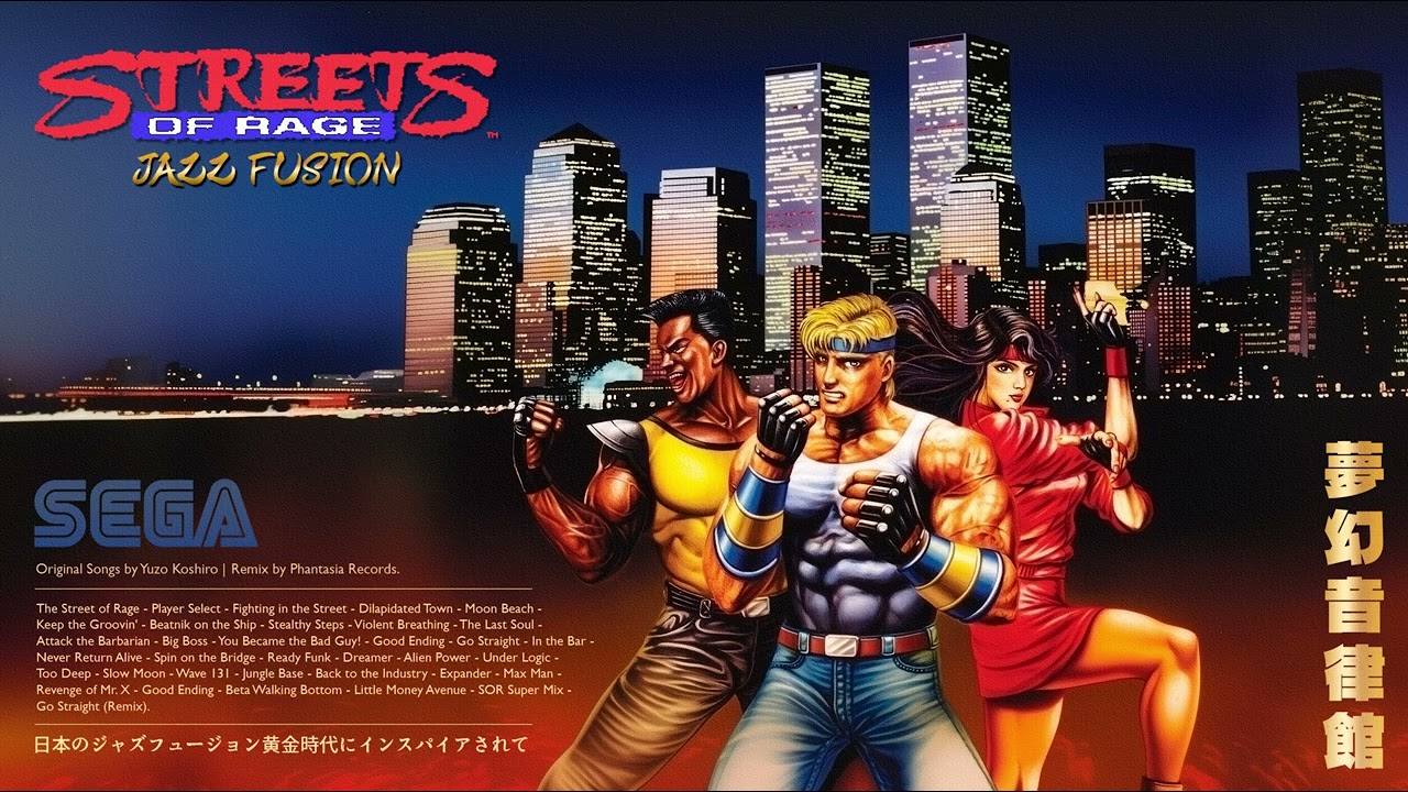 Streets of Rage 1 & 2 but it's Japanese Jazz Fusion
