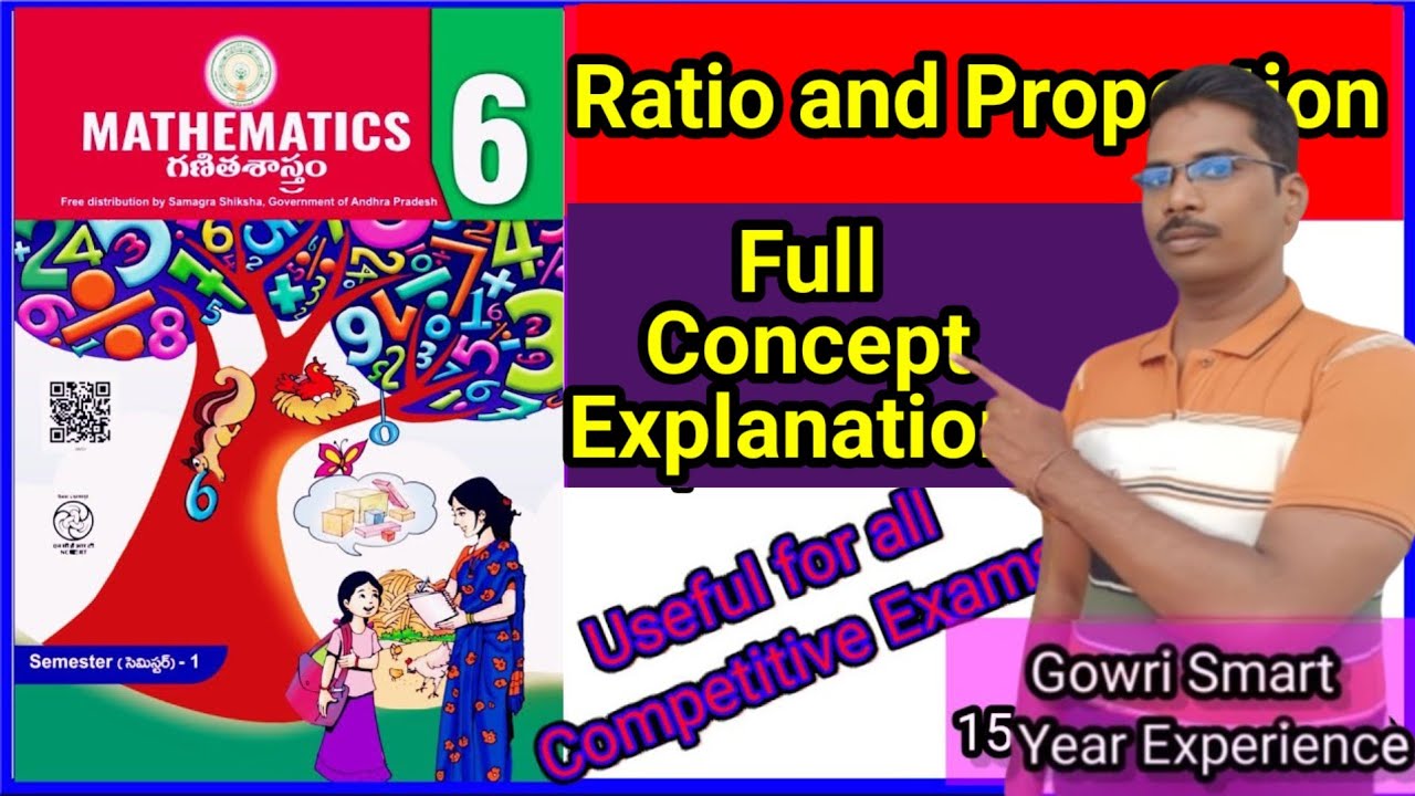 6th Class Maths New Syllabus|| Chapter-12|| Ratio and Proportion  Full Concept|| Must Watch Video