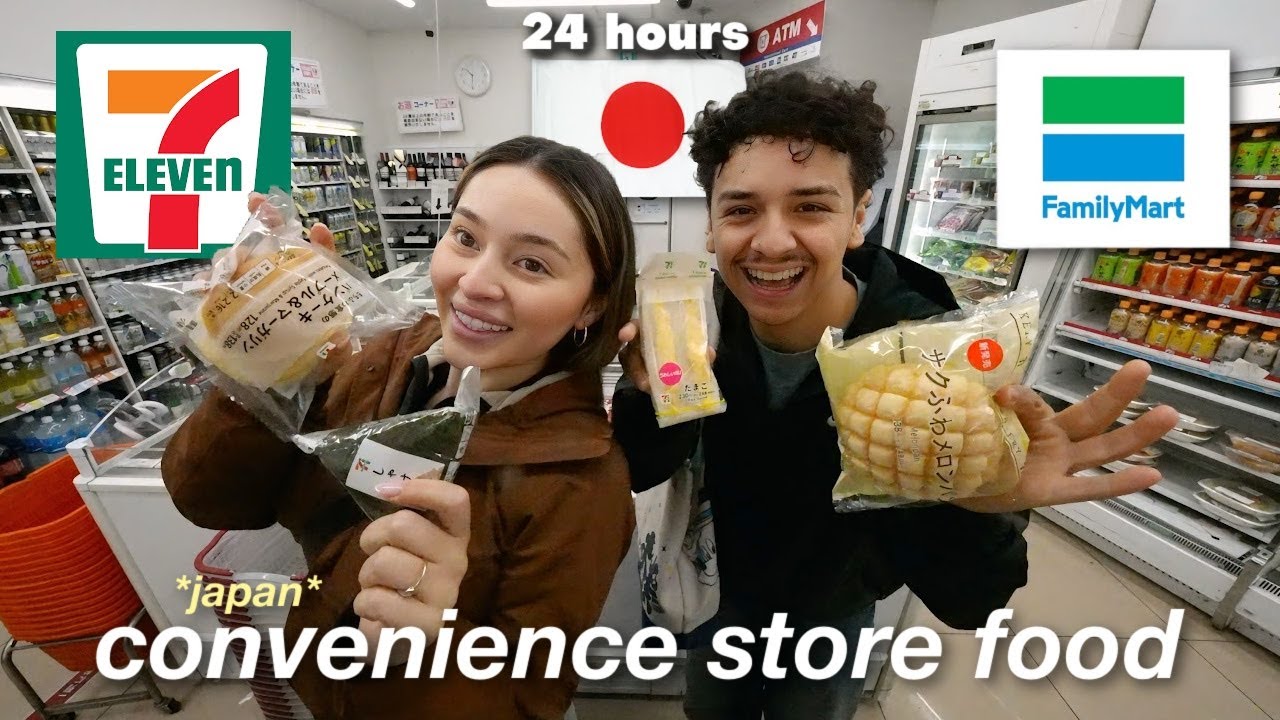 EATING ONLY CONVENIENCE FOOD IN JAPAN FOR 24HRS