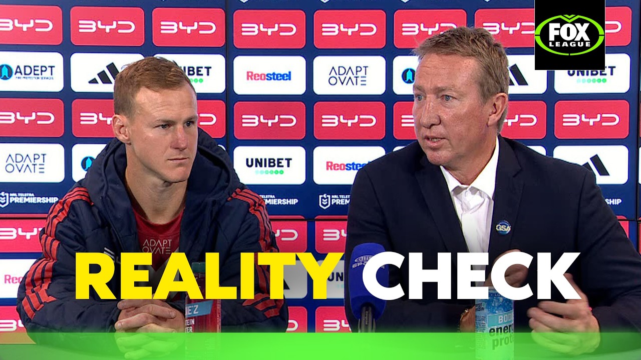&lsquo;Weren&rsquo;t as mentally strong&rsquo; 😤 Robinson & DCE react to Tigers loss | Roosters Press Conference