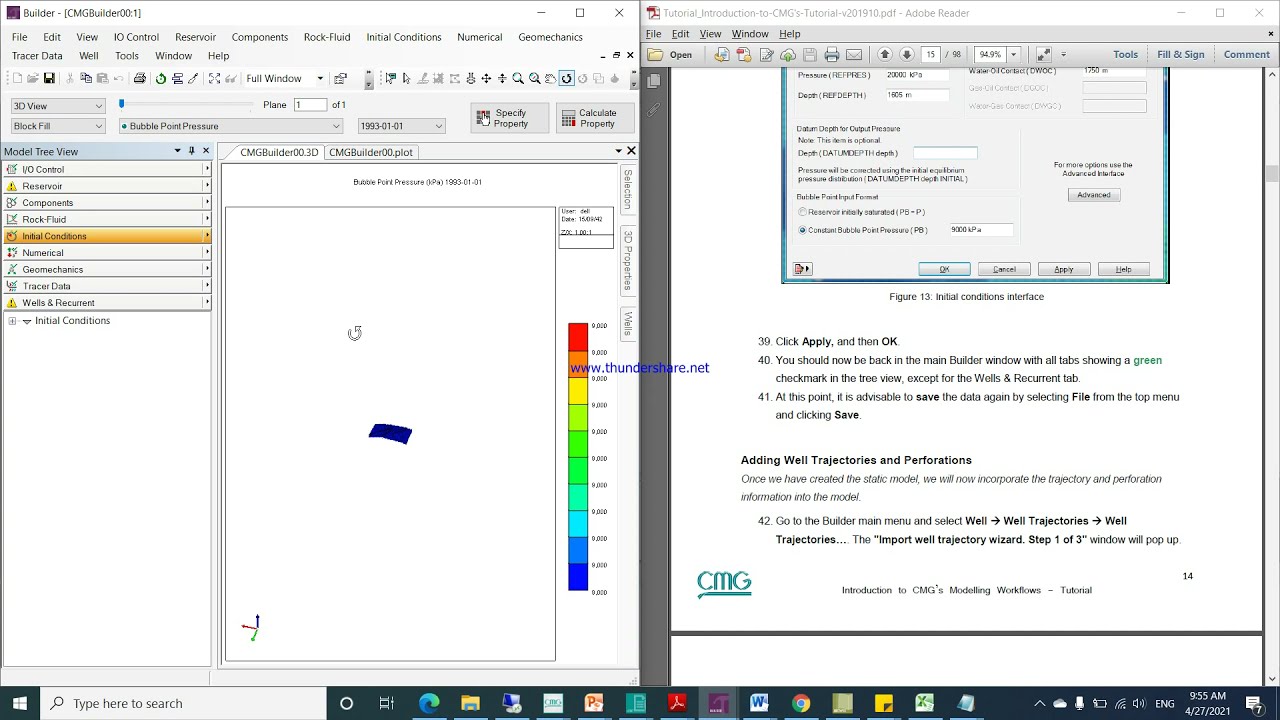 Introduction to CMG’s Modelling Workflows Part2- Builder & IMEX Tutorial